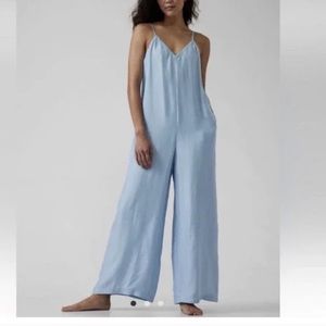 Elegant Light Blue Women's Jumpsuit